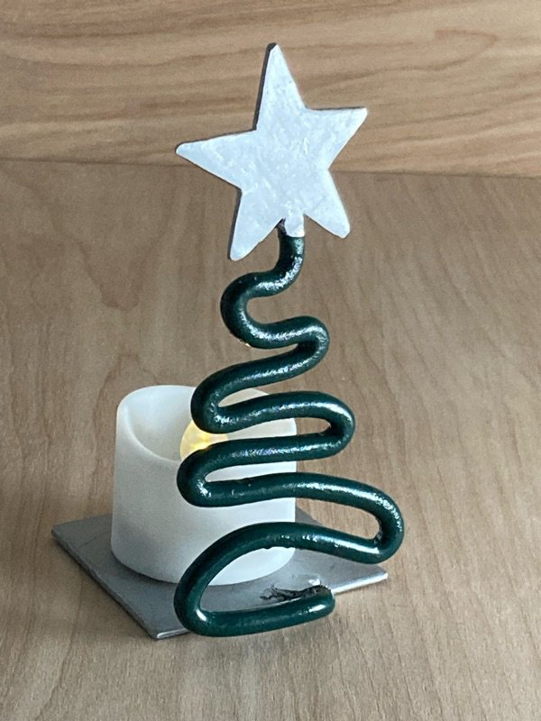 metal Christmas tree