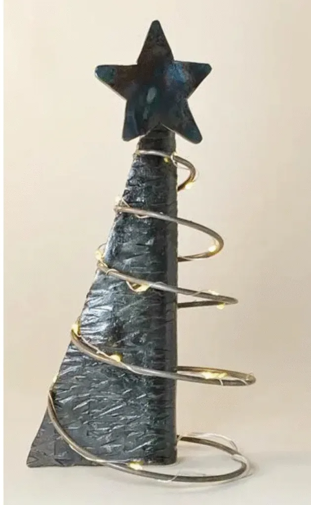 lighted Christmas tree