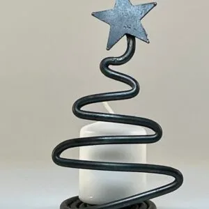 small Christmas tree candle holder